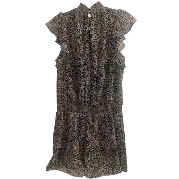 ✨1.STATE Mock Neck Flutter Mini Sz Large Dress✨ - Picture 6 of 8